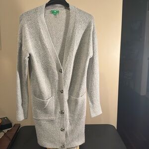 Dip Button Up Cardigan